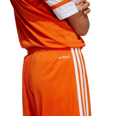 Детски фудбалски шорц adidas Squadra 25 Jr, Aeroready, рециклиран полиестер, црни