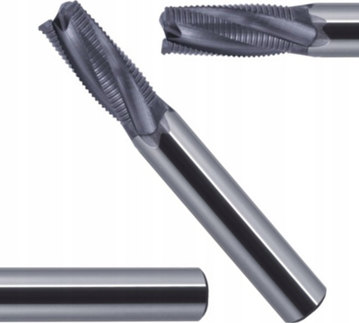 Frezë fundore Fanar CARBIDE SHANK END MILL, 8mm, karbid VHM TIALN, gri