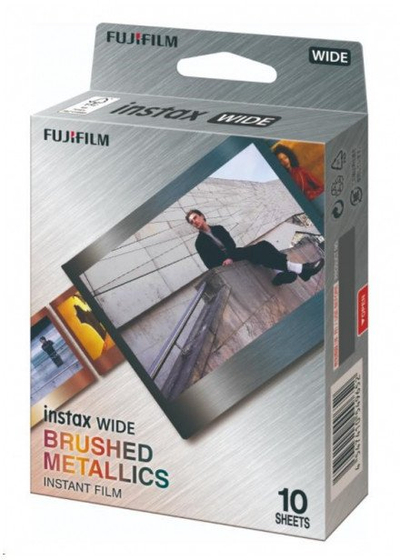 Film fotografik Fujifilm Instax Wide Brushed Metallics, 10 poza, format Instax Wide