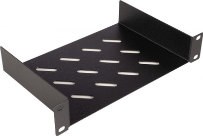 Rafte i fiksuar për kabinet rrjeti LevelOne Equip 280612 EZFS-10-1-20-B, 10", 1U, i zi