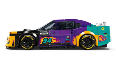 Lodër ndërtuese LEGO Speed Champions NASCAR Next Gen Chevrolet Camaro ZL1 76935, model makine garash, me minifigurinë shofer
