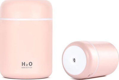 Humidifikues ajri Gonga me LED, me ultratinguj, me USB, i bardhë