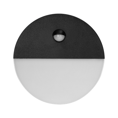 Llambë e jashtme LED V-TAC VT-10, 10W, sensor lëvizjeje dhe errësire, e zezë