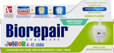 Паста за заби за деца Биорепер Џуниор 6-12 години, нане, 75 ml