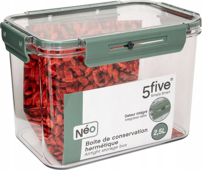 Kuti hermetike 5five Néo, 0.35L, plastike e tejdukshme