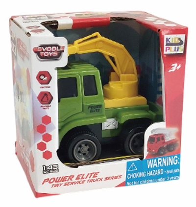 Lodër ekskavator me fërkim, shkalla 1:43, 10cm, i gjelbër