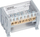 Bllok shpërndarës elektrik MOREK MOBLOCK TS35 MAB2100A18, 2 pole, 100A, 1000V, gri