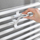 Varëse radiatorësh WENKO Flexi Round, set 3 copë, plastike ABS, të bardha