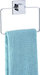 Mbajtëse peshqiri Wenko Single Rod, Vacuum Loc, çelik inox, argjend