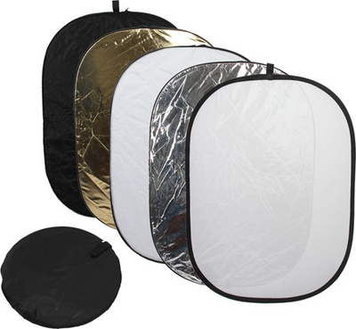Reflektor për kamerë Blenda Massa Oval 92x122cm 5in1