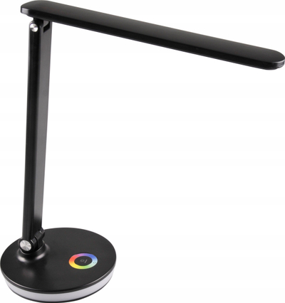 Lampë tavoline Sanico Neptun 325044, LED 7W, 4000K RGB, e zezë