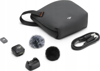 Mikrofon wireless DJI Mic Mini Transmitter, kompakt, me anulim zhurme, i zi
