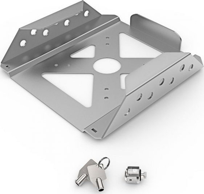 Montim sigurie për Mac mini Compulocks, me bravë kablloje me çelës, VESA, argjendtë