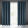 Perde blackout velvet, 140x250 cm, navy, njëngjyrëshe