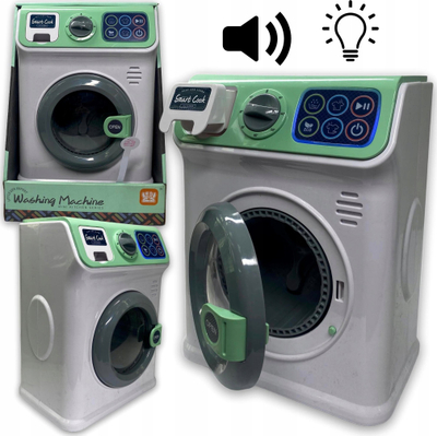 Lodër lavatriçe Smart Cook 564886, me drita, me zëra, e bardhë me jeshile