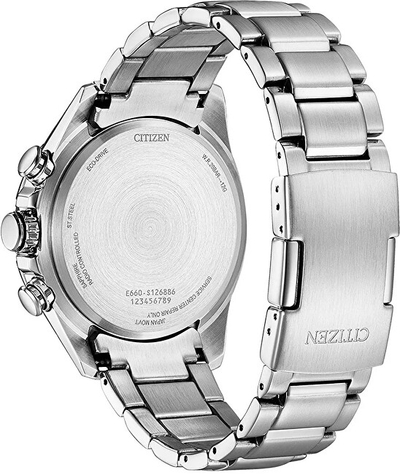 Orë dore për meshkuj Citizen Radio Controlled Eco-Drive CB5914-89L, e argjendtë/kaltër