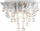 Плафонјера Reality Lancaster 627803-06, 3xE14, кристал, хром
