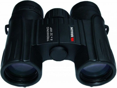 Durbin Braun Trekking 8x32 WP, nuk futet uji brenda, ngjyrë e zezë