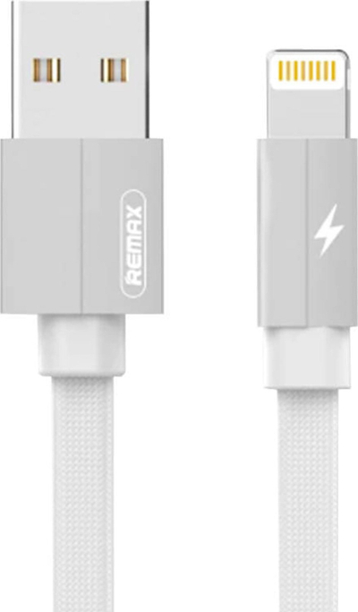 Kabllo USB Lightning Remax Kerolla, 1m, 2.4A, e bardhë