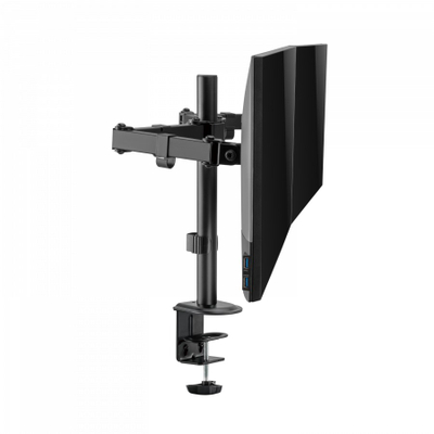 Држач за маса за два монитора V7 DM1GCD, до 32\", VESA 75x75 100x100, црн