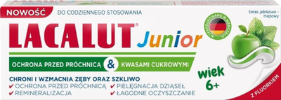 Pastë dhëmbësh për kalamojë Lacalut Junior, 55ml, mollë mente