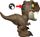 Figurë dinozaur Jurassic World Roar Command T Rex, 8", me tinguj, shumëngjyrëshe