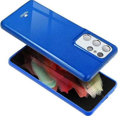 Kllëf telefoni Mercury Jelly Samsung M13 4G M135 A13 5G A136, fleksibël, me shkëlqim, blu