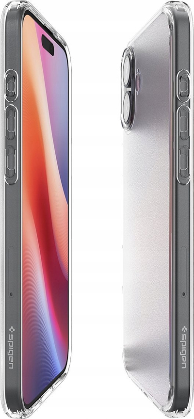 Kapak telefoni Spigen Ultra Hybrid, për iPhone 16, transparent, Frost Clear