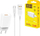 Karikues Denmen DC01 1x USB-A 2.4 A (29374), i bardhë