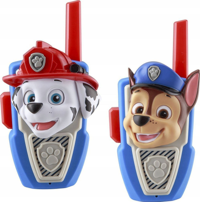 Radiolidhje loje KIDdesigns PAW Patrol, set 2 copë, me personazhe, shumëngjyrëshe