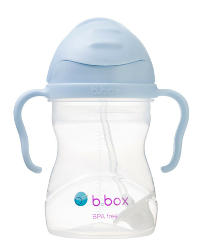 Biberon b.box Sippy Cup, me pipë, me doreza, aqua