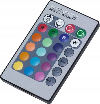 Llampë dekorative LED Grundig RGB me pult, 16x16x16 cm, e bardhë