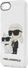 Kapak telefoni Karl Lagerfeld KLHCI8HNKCTGT, iPhone SE 2022 SE 2020 8 7, hardcase transparent me shkëlqim