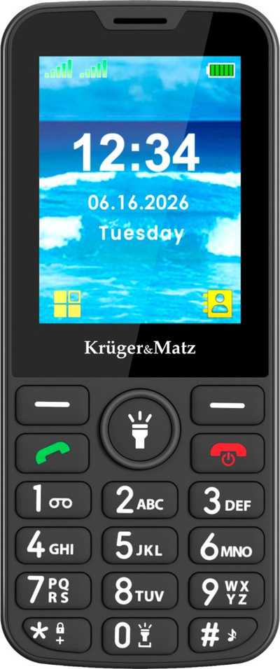 Telefoni GSM Kruger&Matz Simple 924, dual SIM, buton SOS, i zi