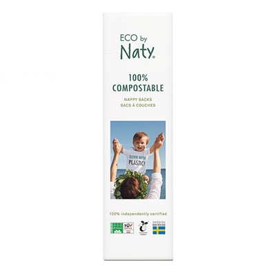 Qese ekologjike për pelena Eco by Naty, 50 copë