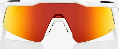 Syze sportive 100% SPEEDCRAFT SL, lente HiPER Red Mirror, të bardha