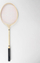 Set badminton Icom Wooden, 65.5cm, 2 raketa druri, ngjyrë natyrale