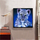 Set pikture me diamant Blue Tiger, 5D, tablo me tigër të vogël blu