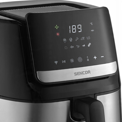 Fritezë ajri Sencor SFR6600SS, 6.5L, 1600W, inoks