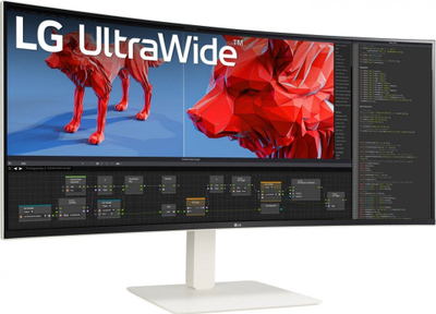 Monitor LG UltraWide, 38", i bardhë
