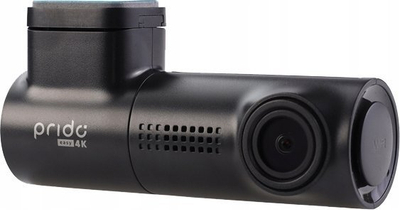 Камера за автомобил Prido Easy 4K, Wi‑Fi, USB‑C, црна