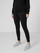Женски спортски хеланки 4F H4Z22 LEG010, висок струк, slim fit, црни