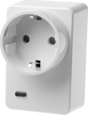 Prizë inteligjente Lupus Electronics 12050, Schuko, plastike, e bardhë