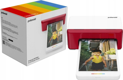 Printer fotografish Polaroid Hi Print 4x6, me Bluetooth, i vogël për me e marrë me vete, i bardhë