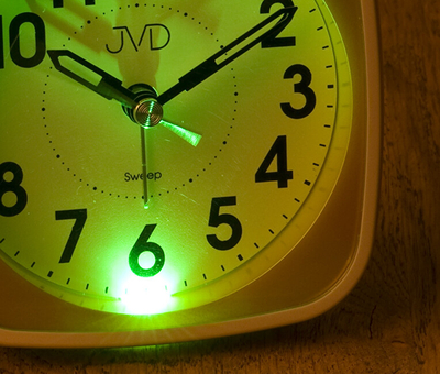 Orë me alarm JVD hJV685, e bardhë