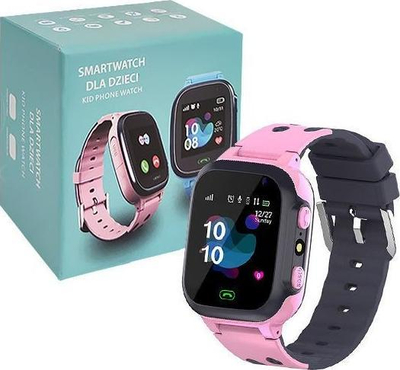 Ora inteligjente për fëmijë Denmen Kids Locator, ekran 1.44", GPS, rozë