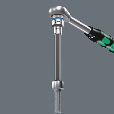 Set bit-çelesa Wera 8740 C HF 2 Zyklop, 6 copa, 1/2", metalik