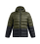 Xhaketë Under Armour Legend Down Hooded Heavyweight Puffer, me kapuç, e gjelbër