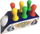 Set bowling plastik Mega Creative 232652, për kalamoj, shumëngjyrësh