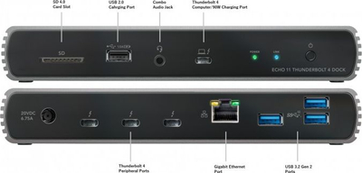 Dock Thunderbolt 4 Sonnet Echo 11, 8 porta, 8K, i zi
